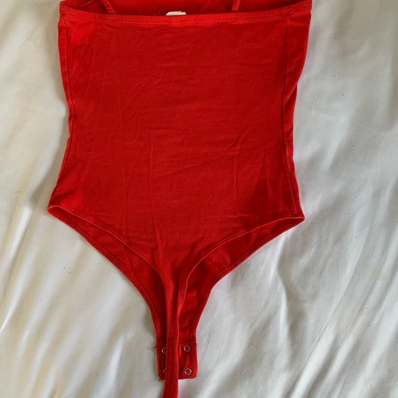 Red body suit - Picture 2 of 2